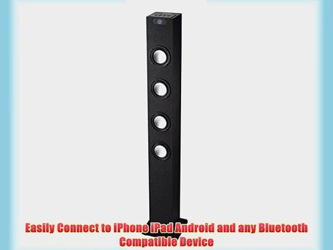 Sylvania PSP288BPL 2.0 Channel Bluetooth Tower Speaker Dock