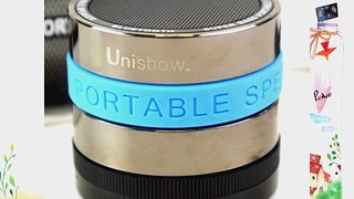black Unishow(TM) Super Bass Portable Mini Wireless Bluetooth Speaker Support Hands-free Function