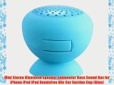 Mini Stereo Bluetooth Speaker Subwoofer Bass Sound Box for iPhone iPod iPad Handsfree Mic Car