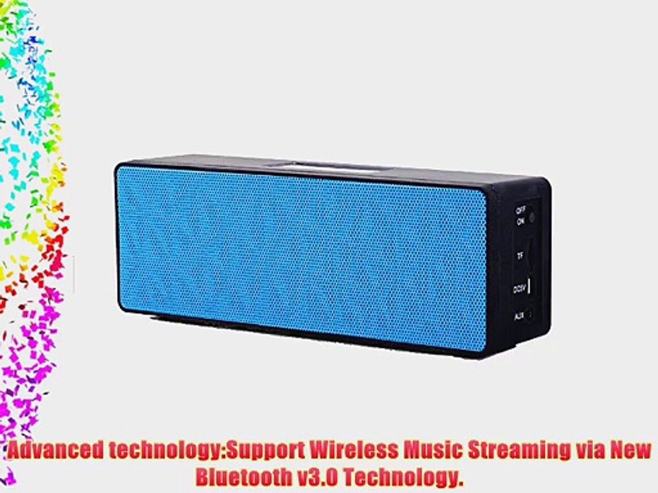 [Freeker] Bluetooth Speaker Handsfree TF card Touch-Sensitive Controls Stereo Dual Bass Sound