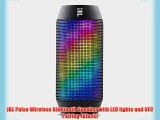 JBL Pulse Wireless Bluetooth Speaker with LED lights and NFC Pairing (Black)