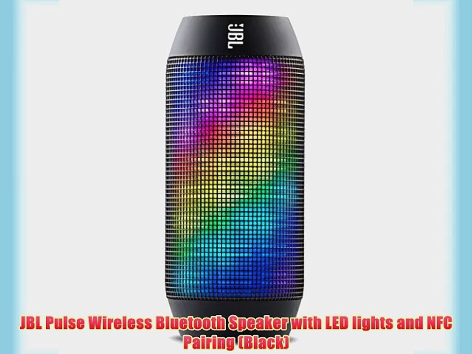 JBL Pulse Wireless Bluetooth Speaker with LED lights and NFC Pairing (Black)