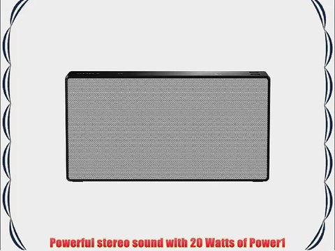 Sony SRSX5 Portable NFC Bluetooth Wireless Speaker System (White) with Speakerphone