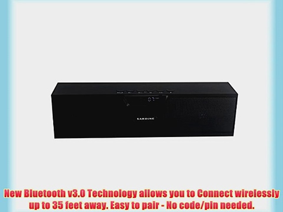 Wireless Speaker Portable Bluetooth Stereo SDY-019 audio sound with microphone built in 1500mAh