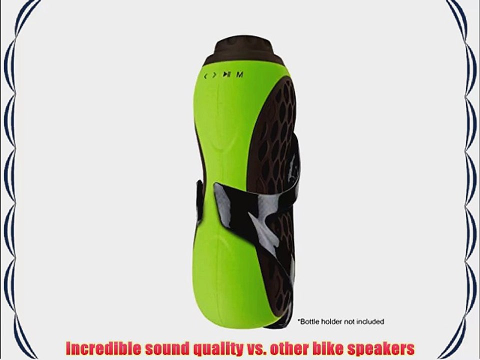 iwerkz Bottle Blaster Bluetooth Bike Speaker - Rechargeable Battery MicroSD Card Slot