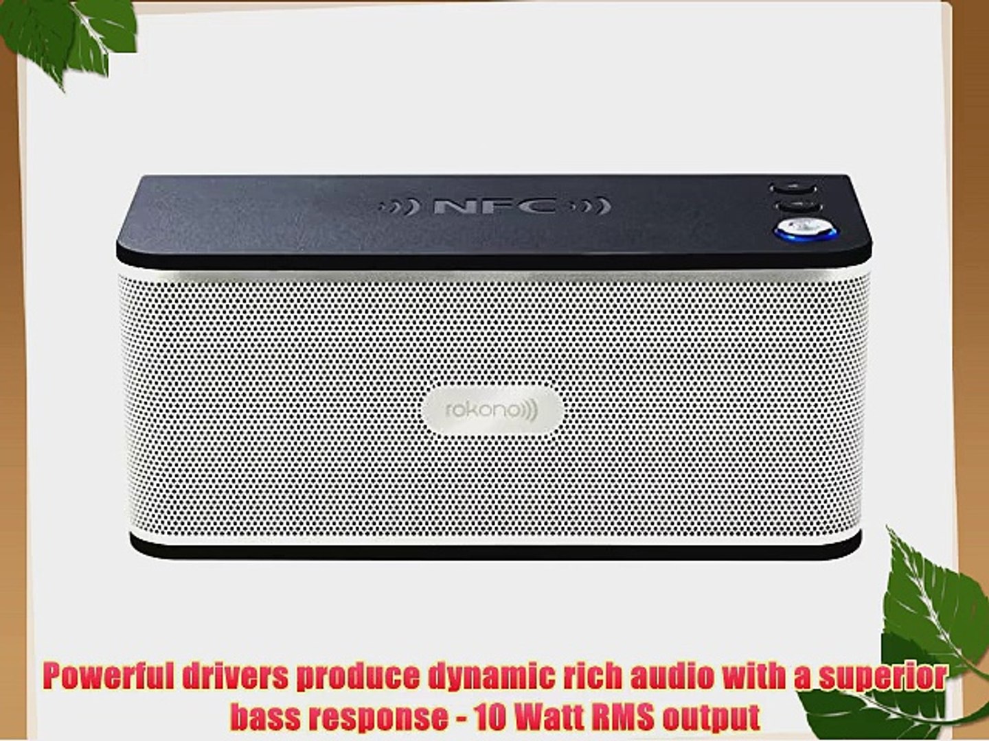 Rokono? (B20) BASS Portable Stereo Bluetooth Speaker for iPhone / iPad /  iPod / MP3 Player - video Dailymotion