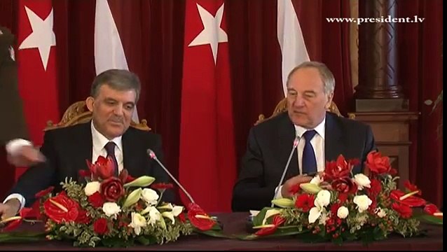 Latvijas un Turcijas prezidenta kopīgā preses konference 02/04/2013