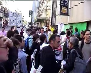 stop drm, flashmob + interview richard stallman