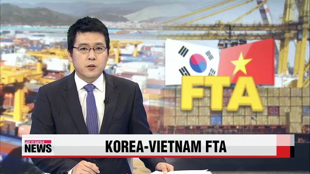 Korea, Vietnam officially sign bilateral free trade deal