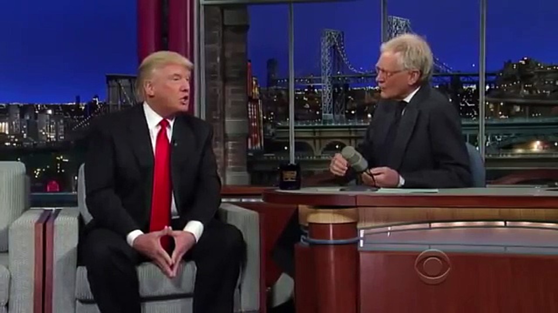 ⁣Donald Trump on the Late Show - Donald Trump with David Letterman - Donald Trump Interview