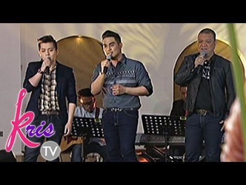 Powerful voices Mitoy, Jason and Jed sing For the first time