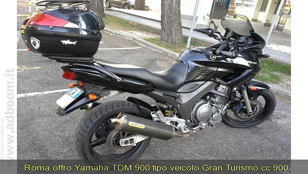 ROMA, YAMAHA TDM 900 TIPO VEICOLO GRAN TURISMO CC 900 - Video Dailymotion