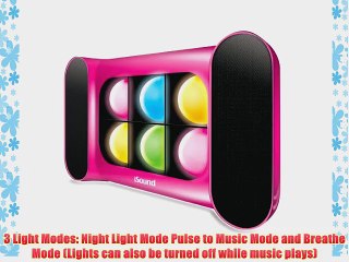 iSound iGlowSound Dancing Light Speaker (Pink)