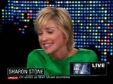 Sharon Stone -Raising money for AIDS research - Larry King Live  April 14 2009
