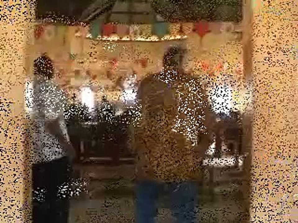 Going to church in a village in Ghana