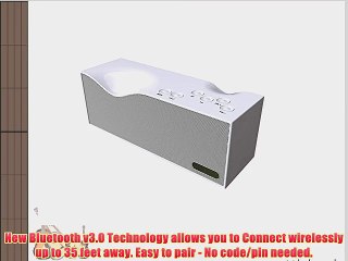 Скачать видео: Wireless Speaker Portable Bluetooth Stereo Speaker with 2 X 5W Speaker Enhanced Bass Resonator