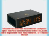 NFC Alarm Clock Speaker System with USB Charging and LED Display by GOgroove - Works With Apple