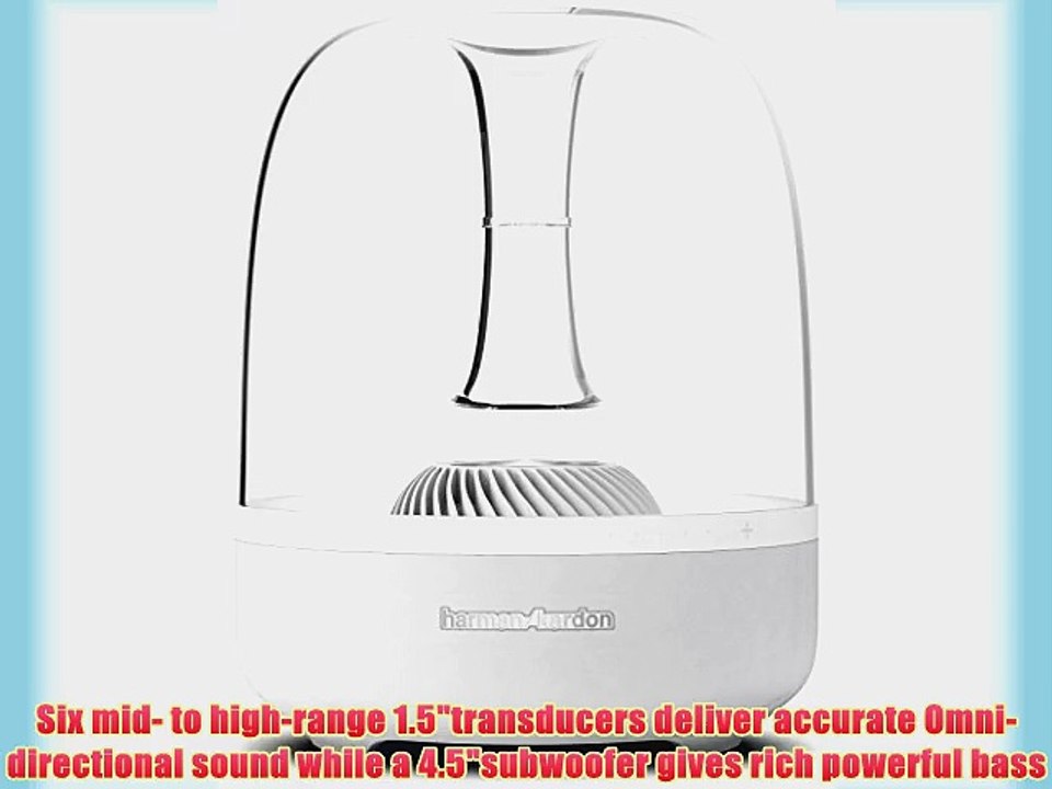 Harman Kardon Aura Wireless Stereo Speaker System (White)