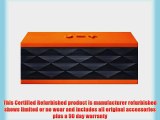 Jawbone JAMBOX Wireless Bluetooth Speaker - (Certified Refurbished) (Graphite Orange)