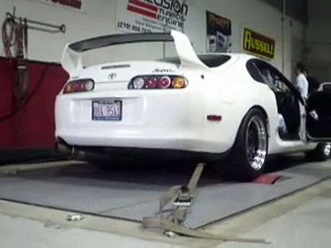 771 HP Toyota Supra 88mm Turbo Dyno Run