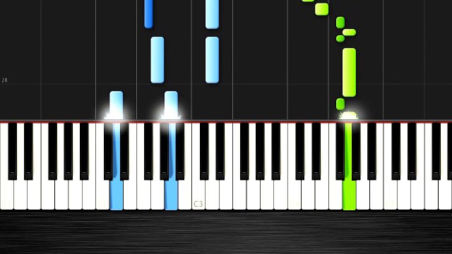 Five Nights at Freddy's 3 Song - Die In A Fire - EASY Piano Tutorial by PlutaX - Synthesia