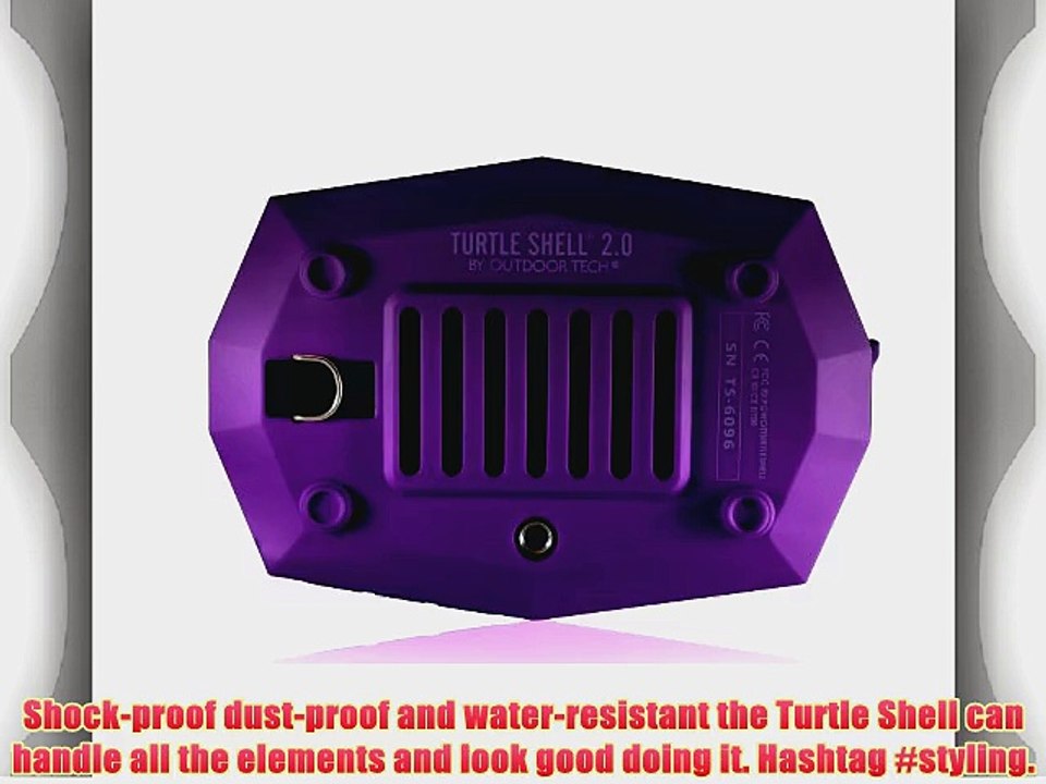 Outdoor Tech OT1800 Turtle Shell 2.0 - Rugged Water-Resistant Wireless Bluetooth Hi-Fi Speaker