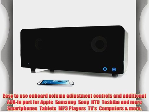 GOgroove BlueSYNC Wireless Bookshelf Speaker and Bluetooth Home Entertainment System with 2.1