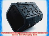 ECOXGEAR Ecopebble Rugged and Waterproof Wireless Bluetooth Speaker - Retail Packaging - Black