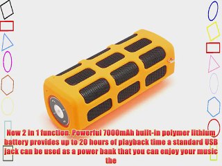 Download Video: SINOBAND? S400 Waterproof Dustproof and Shockproof Portable Stereo Power Bank Bluetooth Speaker