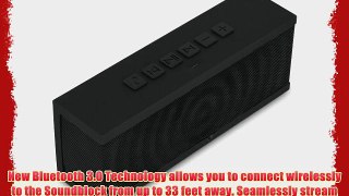 SoundBlock Ultra Portable Wireless Bluetooth Speaker 3.0 with Built in Speakerphone and 10