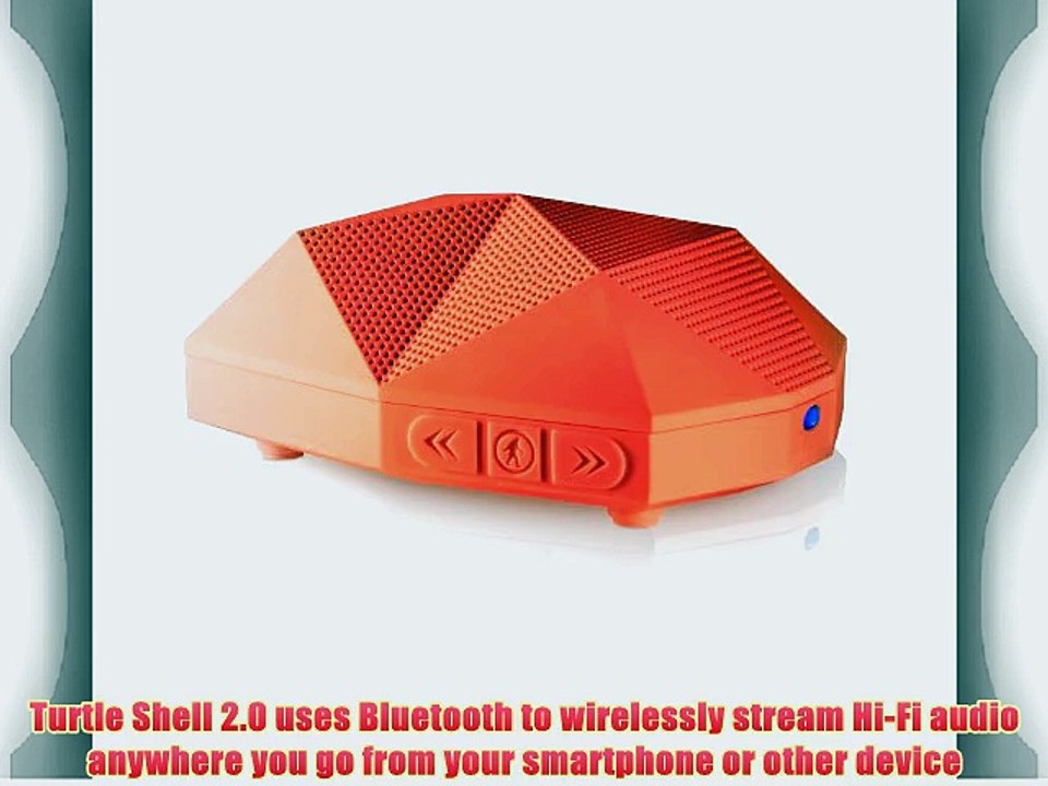 Outdoor Tech OT1800 Turtle Shell 2.0 - Rugged Water-Resistant Wireless Bluetooth Hi-Fi Speaker
