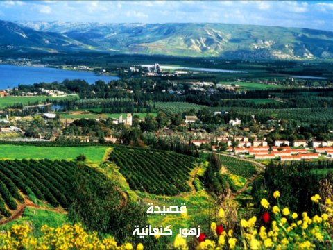 قصيدة زهور كنعانية - محمد القطري - مونتاج