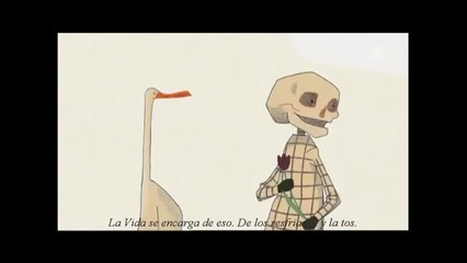 Pato, Muerte, tulipán.