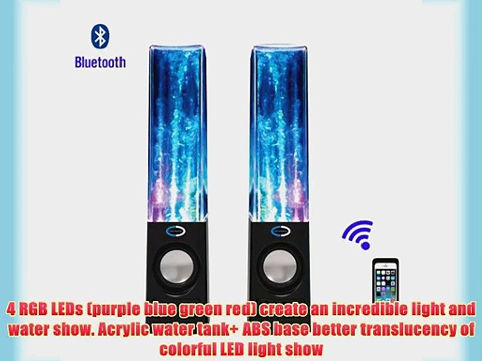 Oisound Wireless bluetooth Music Fountain Dancing Water Speakers/Apple Speaker (Black)