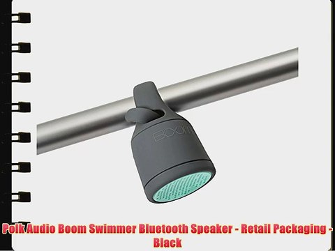 Polk Audio Boom Swimmer Bluetooth Speaker - Retail Packaging - Black
