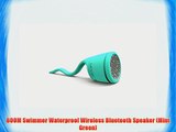 BOOM Swimmer Waterproof Wireless Bluetooth Speaker (Mint Green)