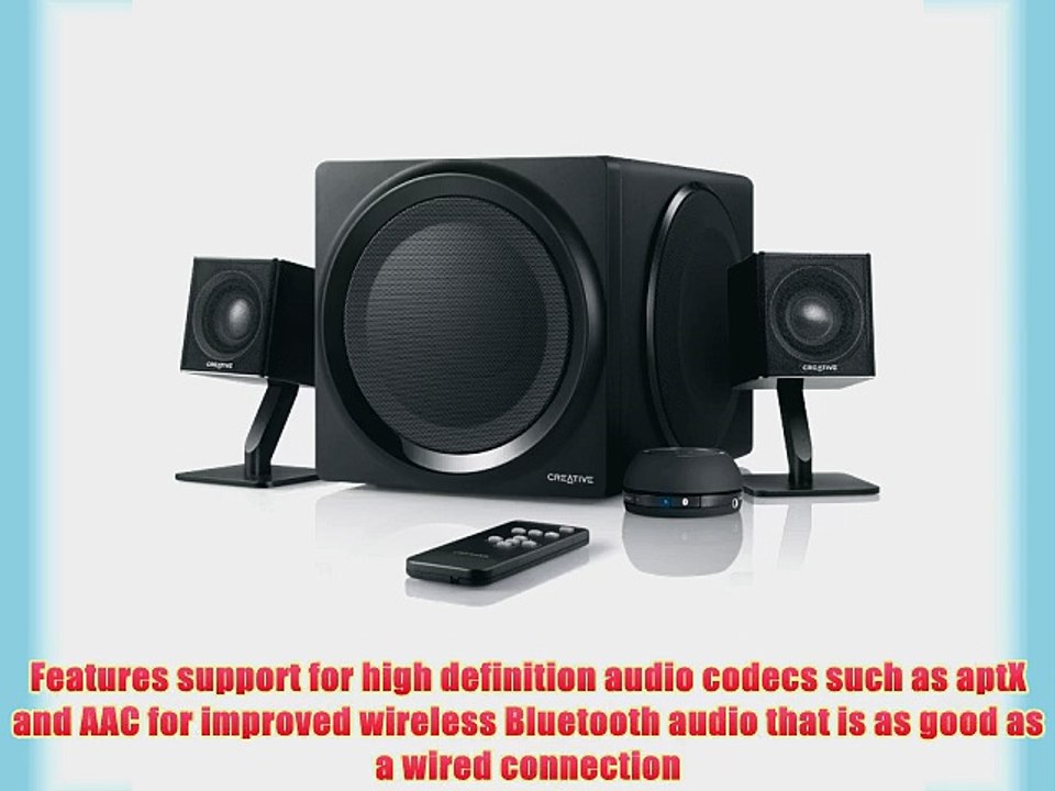 Creative T4W 2.1 Wireless Bluetooth Speaker System