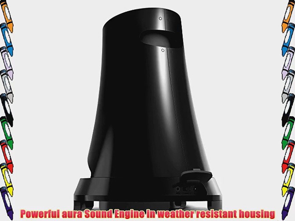 iLuv SyrenPro Wireless Weather-Resistant Outdoor Bluetooth Speaker for iPhone iPad and other