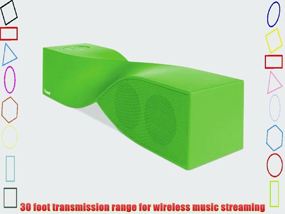 iSound Twist Bluetooth Wireless Mobile Speaker (Rubberized Green)