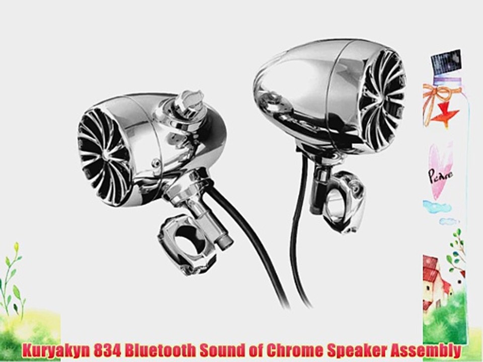 Kuryakyn 834 Bluetooth Sound of Chrome Speaker Assembly