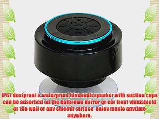 KINGLAKE 2014 Latest Brand New IP67 Waterproof Mini Bluetooth Shower Speaker Enhanced Bass