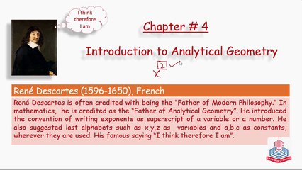 Introduction to Analytic Geometry