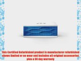 Jawbone JAMBOX Wireless Bluetooth Speaker - (Certified Refurbished) (White/Blue)