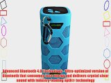 MediaBug Summit Rugged Water Resistant Portable 10W Wireless Bluetooth Speaker (Blue)