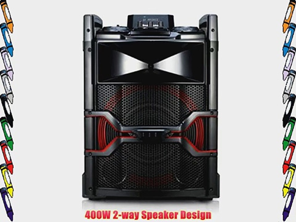 LG OM5541 X-Boom Cube 400W Bluetooth Speaker System