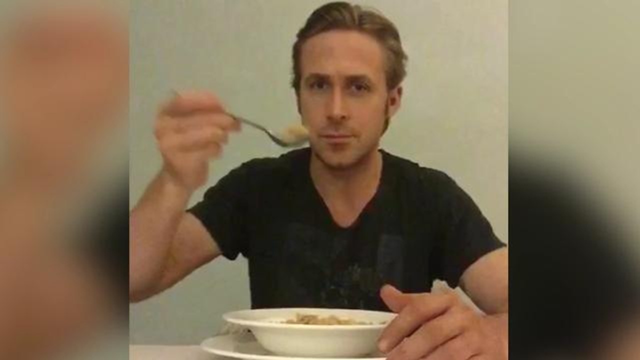 Ryan Gosling pays tribute to Ryan McHenry by finally eating cereal