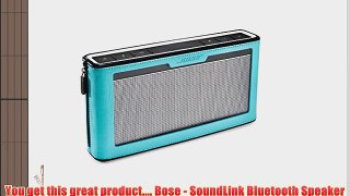 Bose SoundLink III Bluetooth Speaker with Soft Cover Bundle (Blue)
