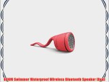 BOOM Swimmer Waterproof Wireless Bluetooth Speaker (Red)