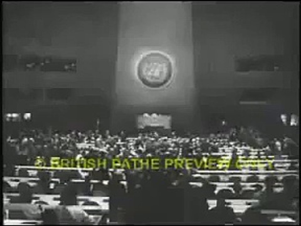 Sir Muhammad Zafarullah Khan elected president of the United Nations -