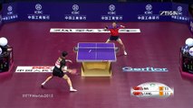 Table Tennis | Ma Long vs Fang Bo incredible point! | World Cup Final 2015